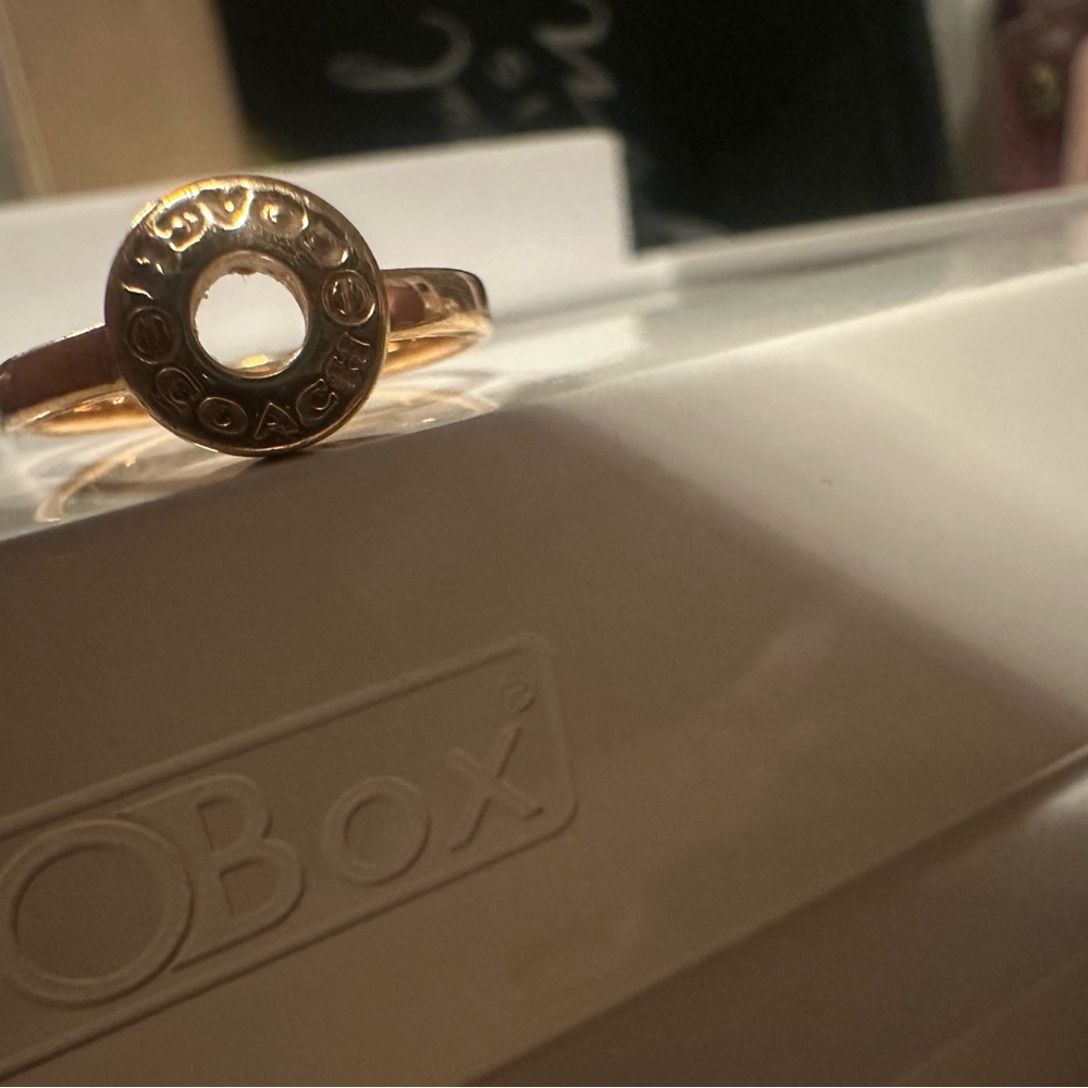 Coach Gold ring